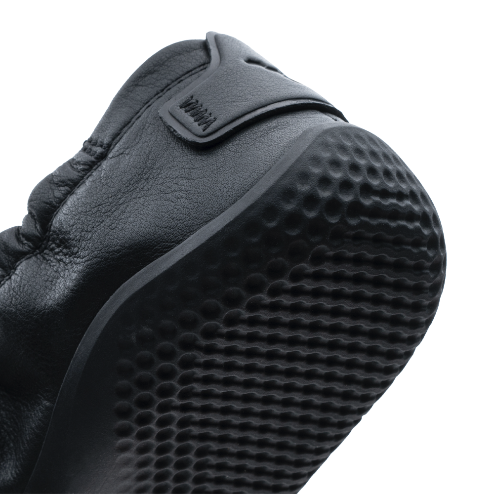 Vivobarefoot Primus Asana Yin Ballerina Leather Womens Obsidian 7  - OzBarefoot