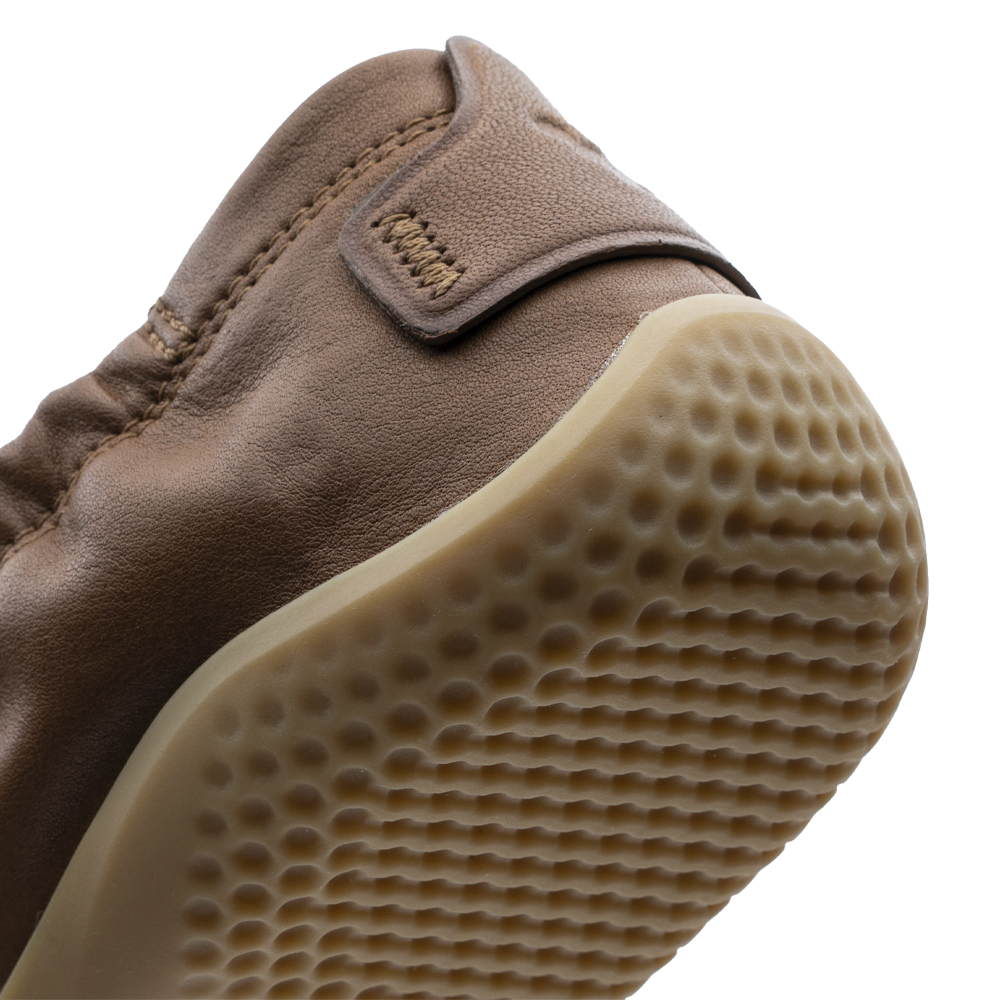 Vivobarefoot Primus Asana Yin Ballerina Leather Womens Tan 7  - OzBarefoot