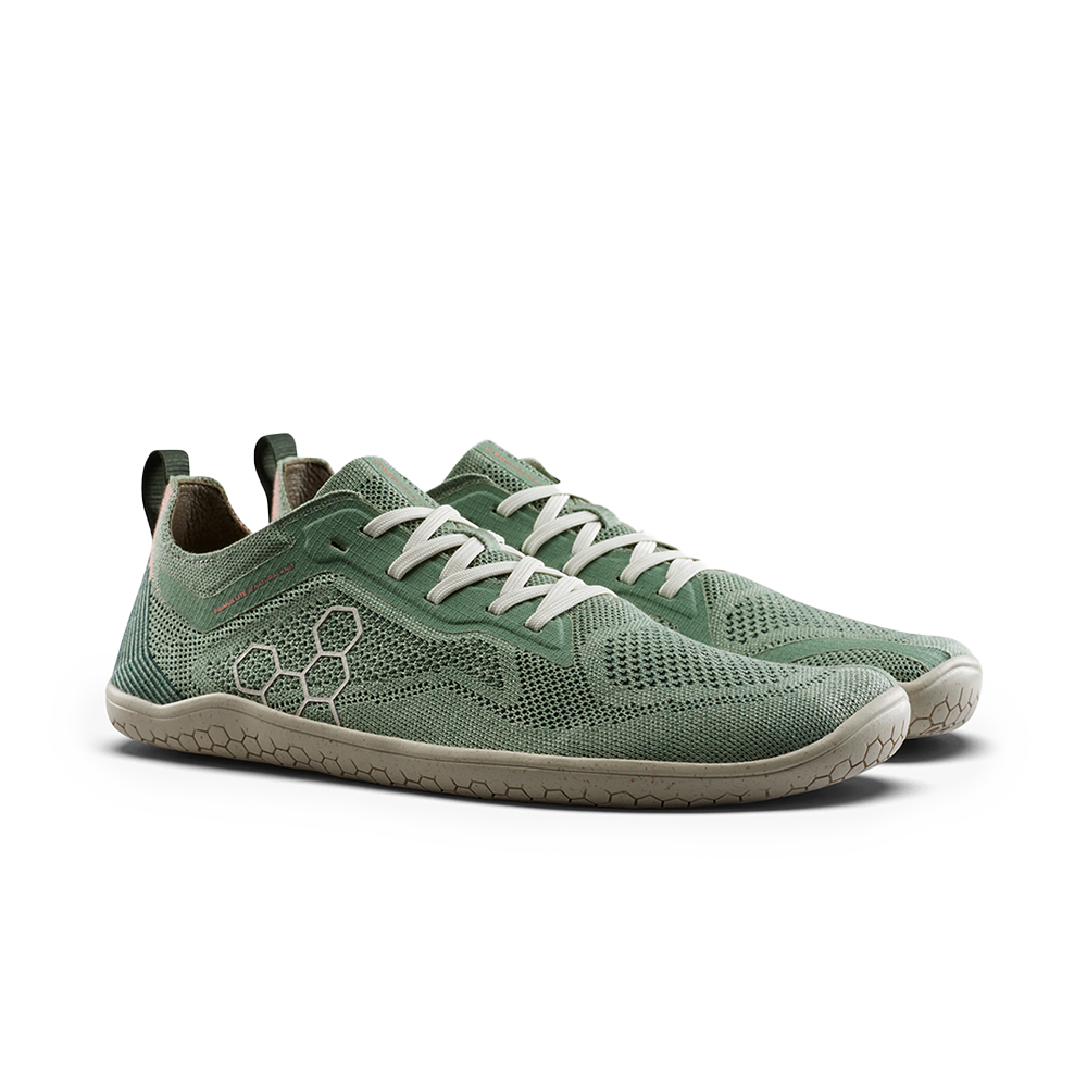 Vivobarefoot Primus Lite Knit Natural Mens Dusty Green 2  - OzBarefoot