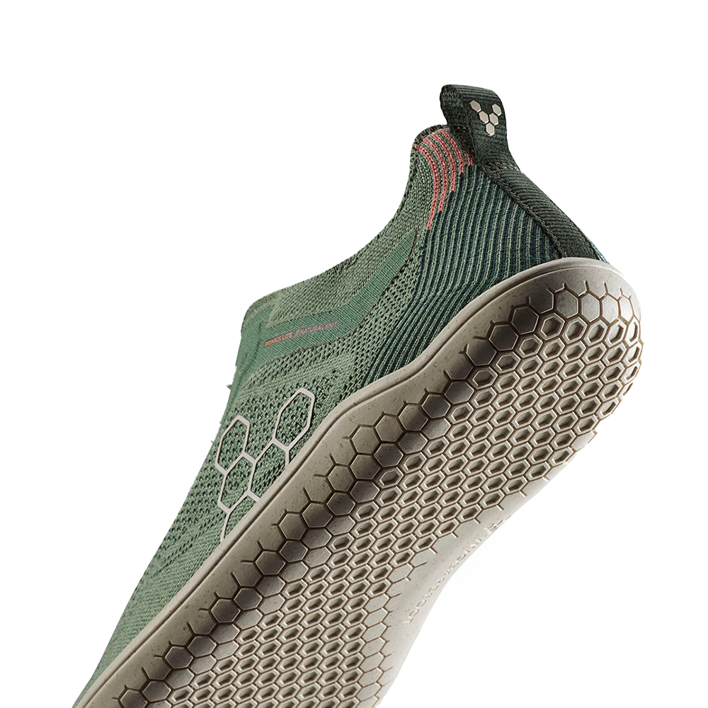 Vivobarefoot Primus Lite Knit Natural Mens Dusty Green 8  - OzBarefoot