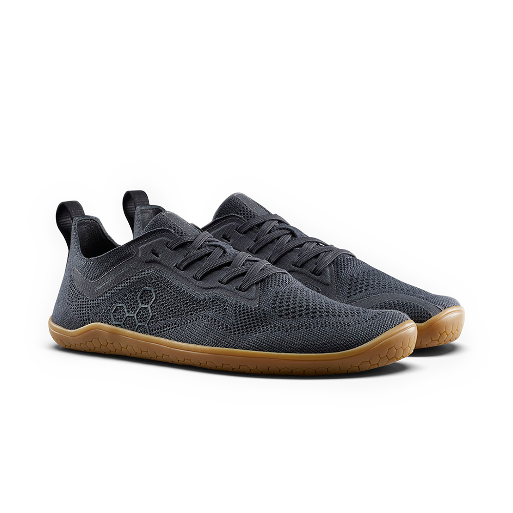Vivobarefoot Primus Lite Knit Natural Mens Eclipse 2  - OzBarefoot