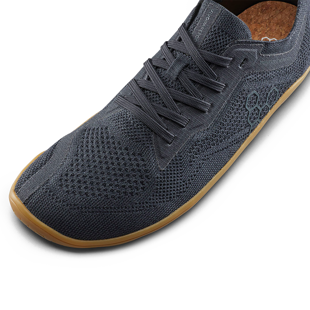 Vivobarefoot Primus Lite Knit Natural Mens Eclipse 6  - OzBarefoot