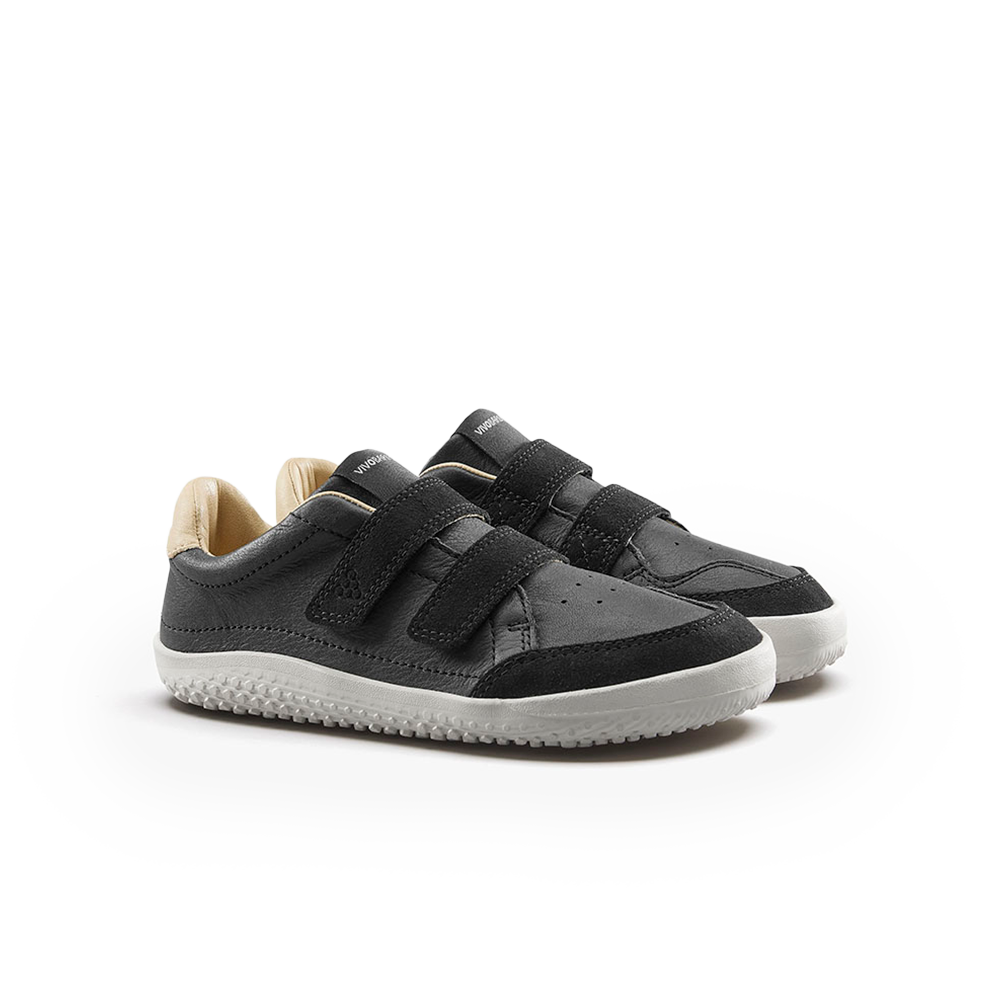 Vivobarefoot Gobi Sneaker Kids Obsidian (CLEARANCE)