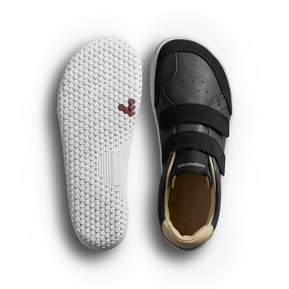 Vivobarefoot Gobi Sneaker Kids Obsidian (CLEARANCE)