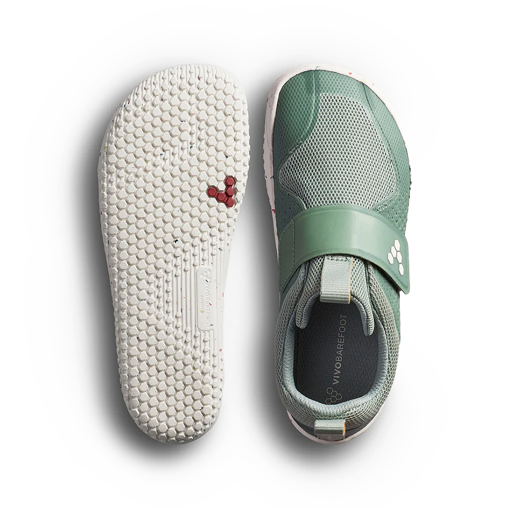 Vivobarefoot Primus Sport III Pre-School Glacial Green 5  - OzBarefoot