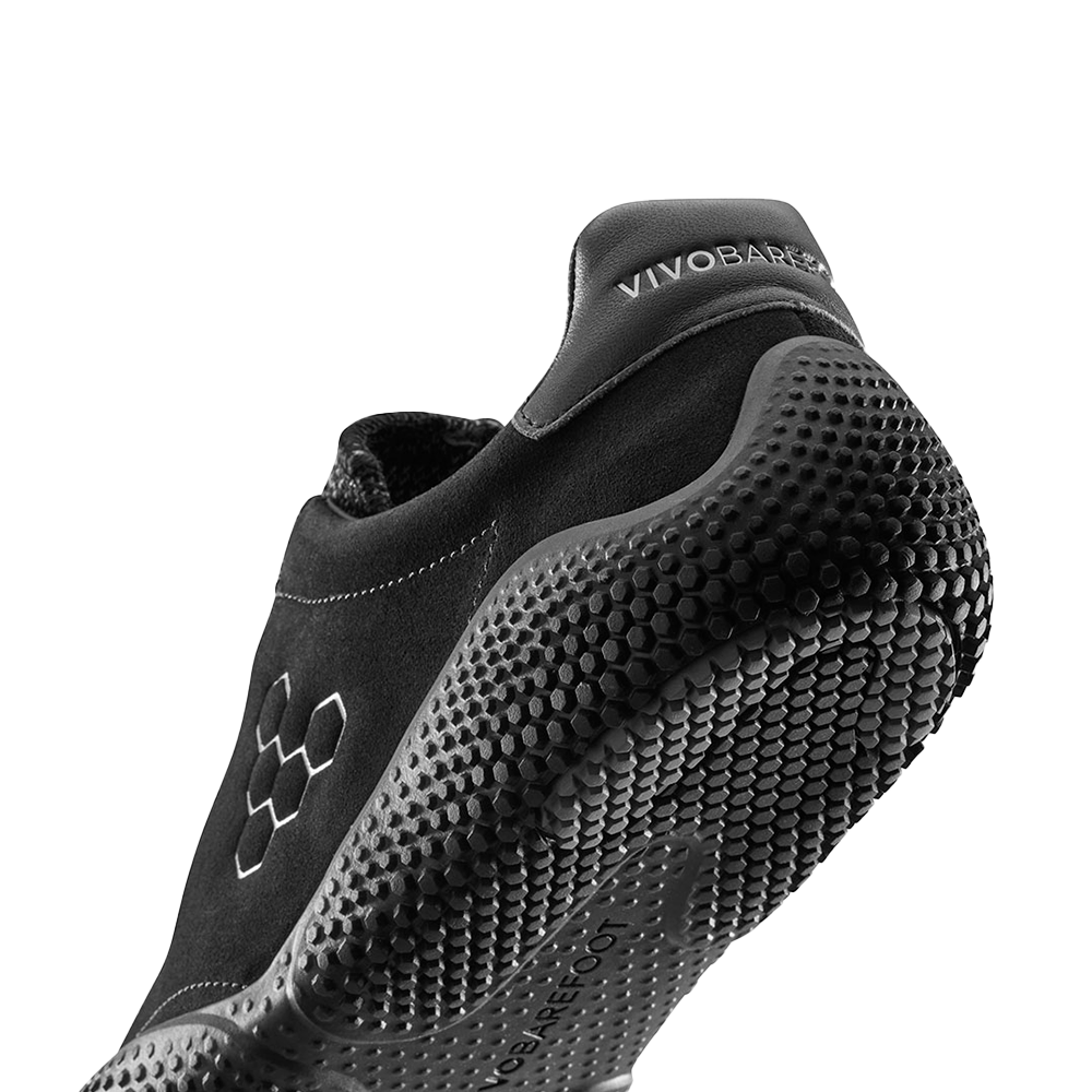 Vivobarefoot Motus Studio Sneaker Leather Mens Obsidian