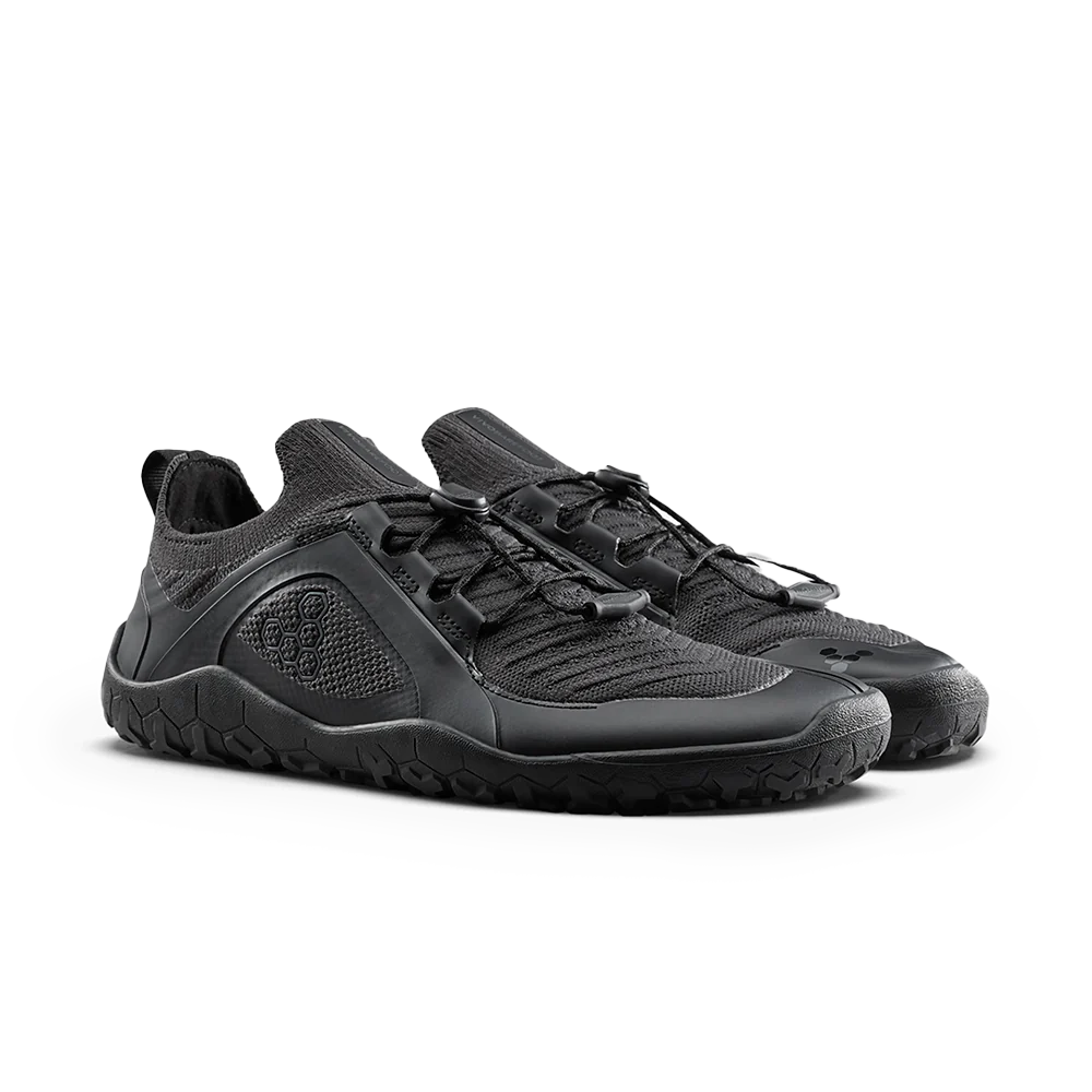 Vivobarefoot Primus Trail Knit FG Mens Obsidian (CLEARANCE)