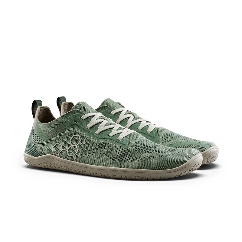 Vivobarefoot Primus Lite Knit Natural Mens Dusty Green 2  - OzBarefoot