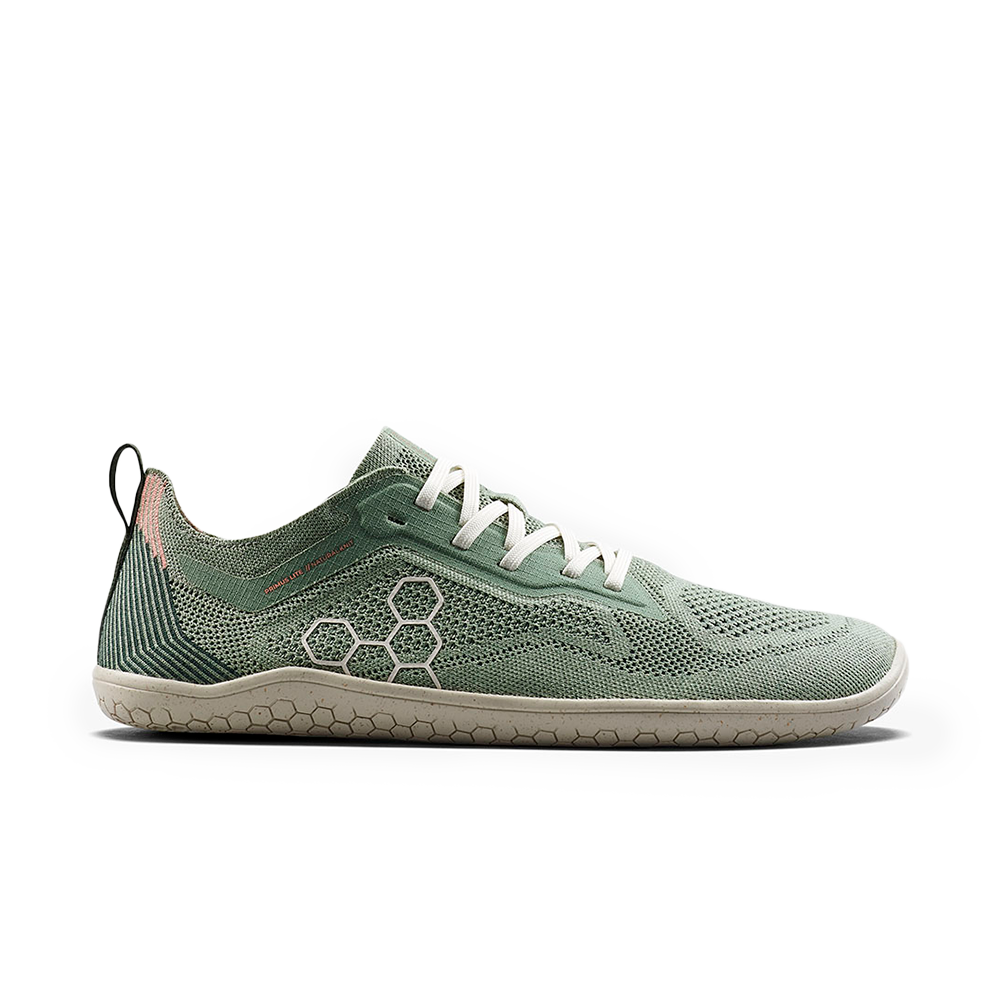 Vivobarefoot Primus Lite Knit Natural Mens Dusty Green 1  - OzBarefoot
