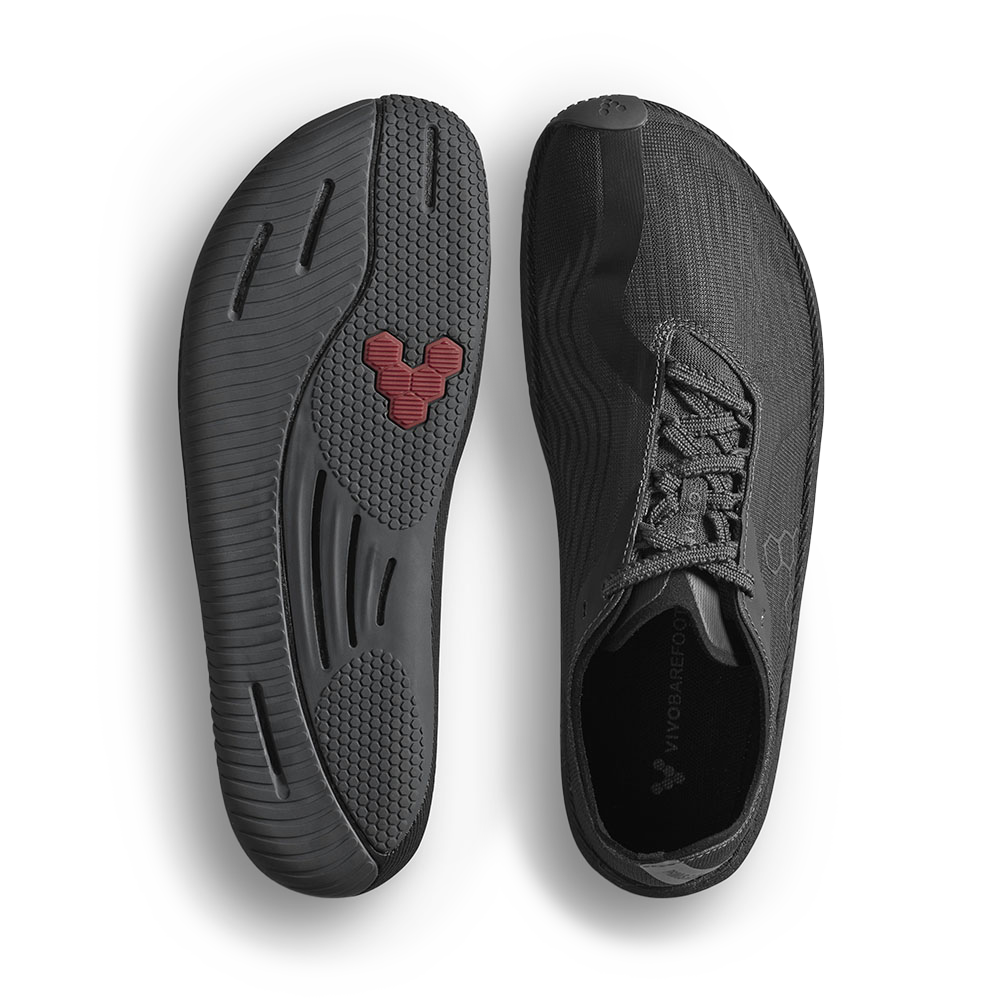 Vivobarefoot Primus Flow Mens Dark Shadow 3  - OzBarefoot