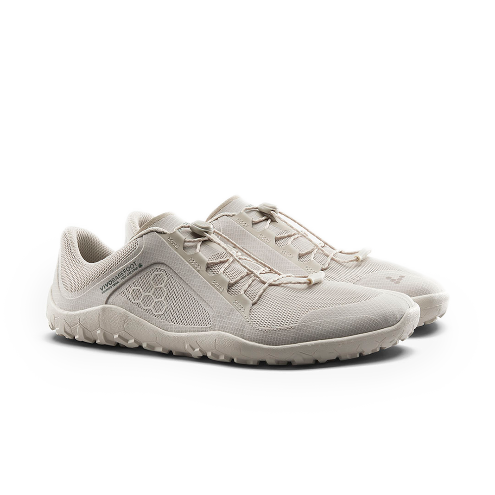 Vivobarefoot Primus Trail FG 3.5 Mens Silver Birch 2  - OzBarefoot