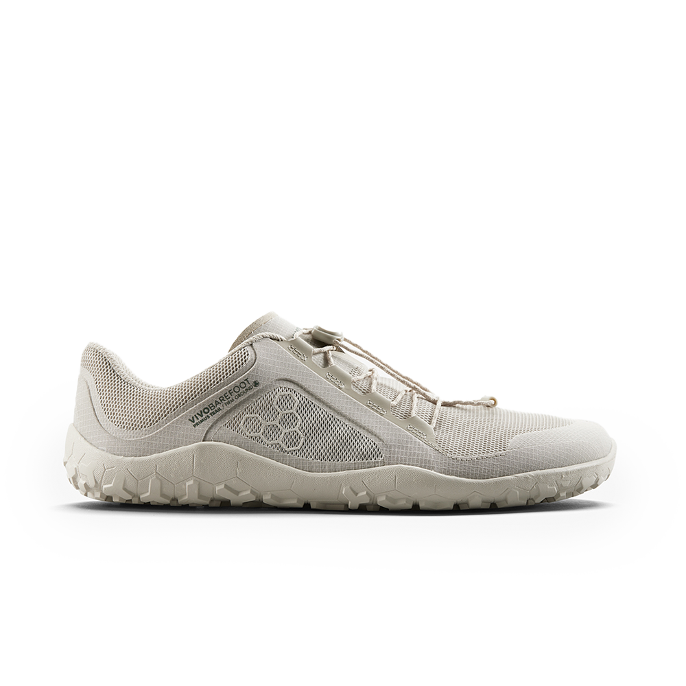 Vivobarefoot Primus Trail FG 3.5 Mens Silver Birch 1  - OzBarefoot