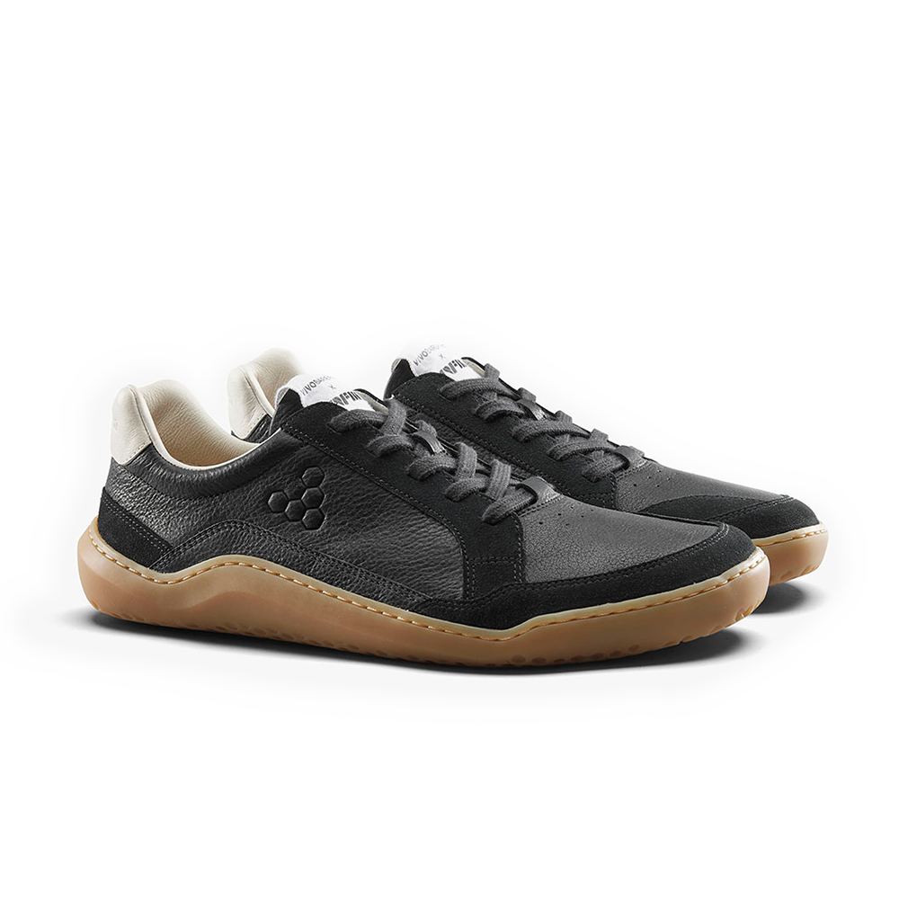 Vivobarefoot Gobi II Sneaker Premium Leather Womens Raven