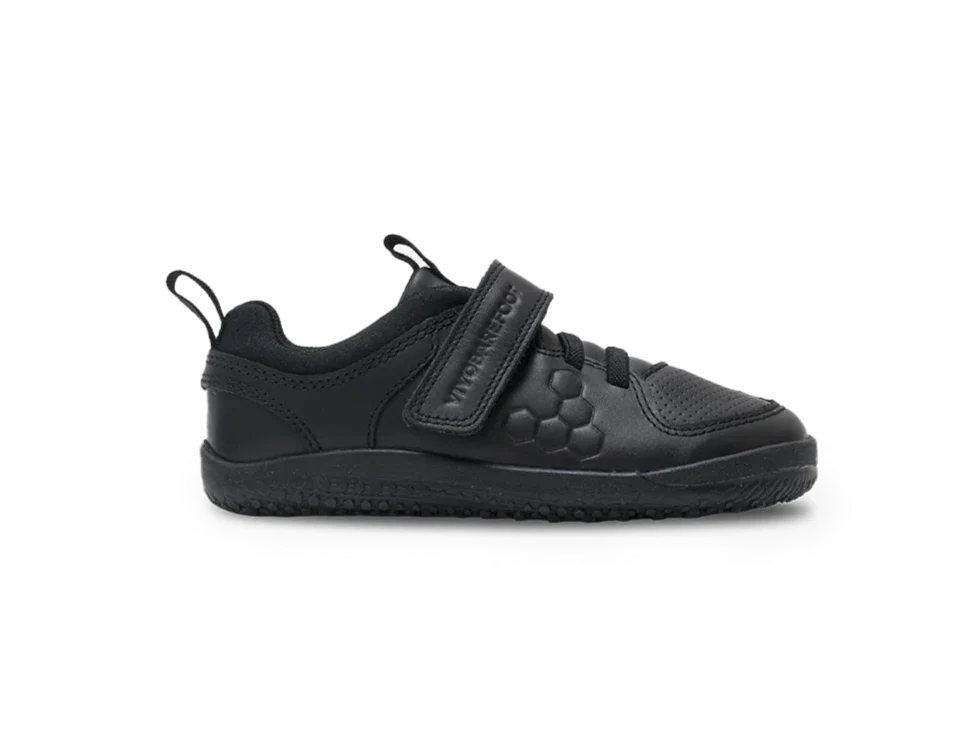 Vivobarefoot Primus Ludo School Preschool Obsidian 1  - OzBarefoot