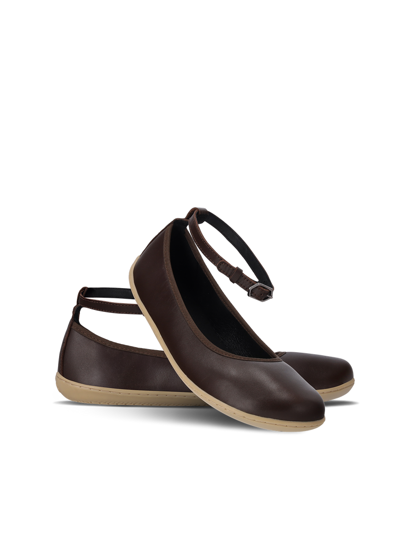 Ballet Flats Be Lenka Florence - Dark Brown 2  - OzBarefoot