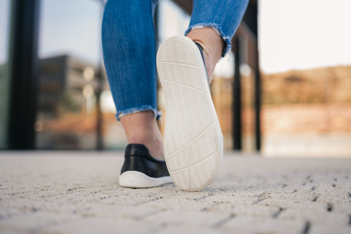 Barefoot Sneakers - Be Lenka Eazy Neo - Black & White 8  - OzBarefoot