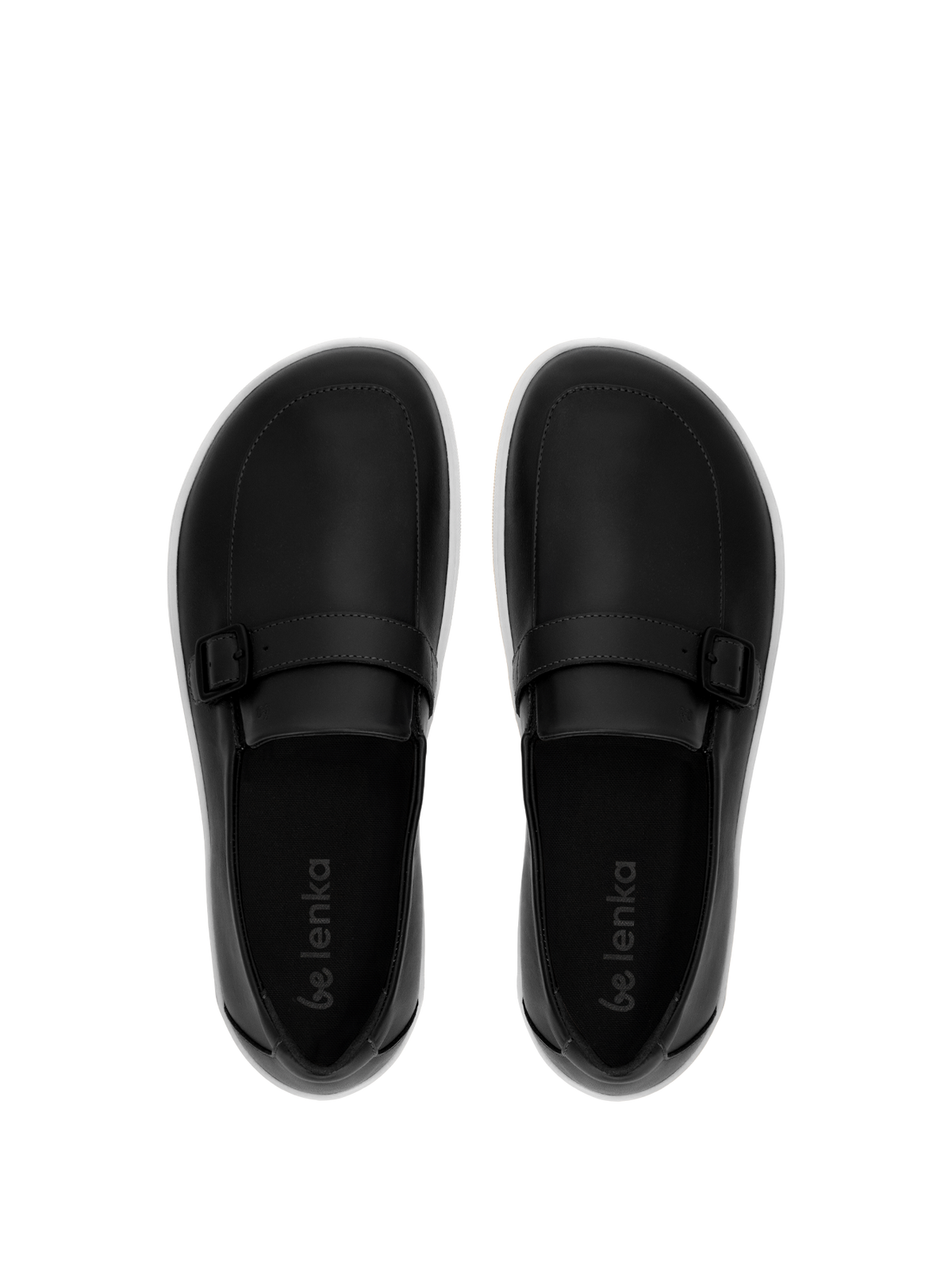 Barefoot Moccasins Be Lenka Amadeus - Black & White (MENS) 4  - OzBarefoot