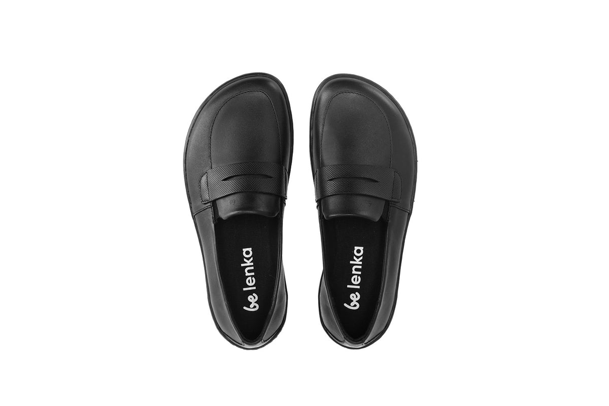 Barefoot Moccasins Be Lenka Buena - All Black 6  - OzBarefoot