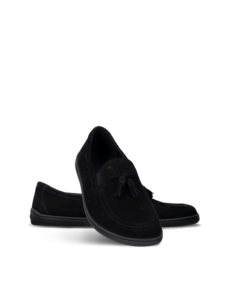 Barefoot Moccasins Be Lenka Portsiders - All Black (MENS) 2  - OzBarefoot