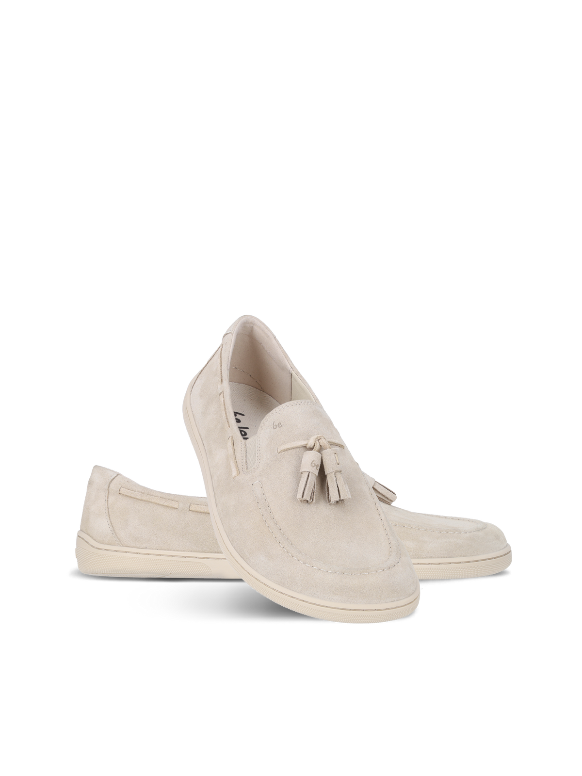 Barefoot Moccasins Be Lenka Portsiders - Beige (MENS) 5  - OzBarefoot