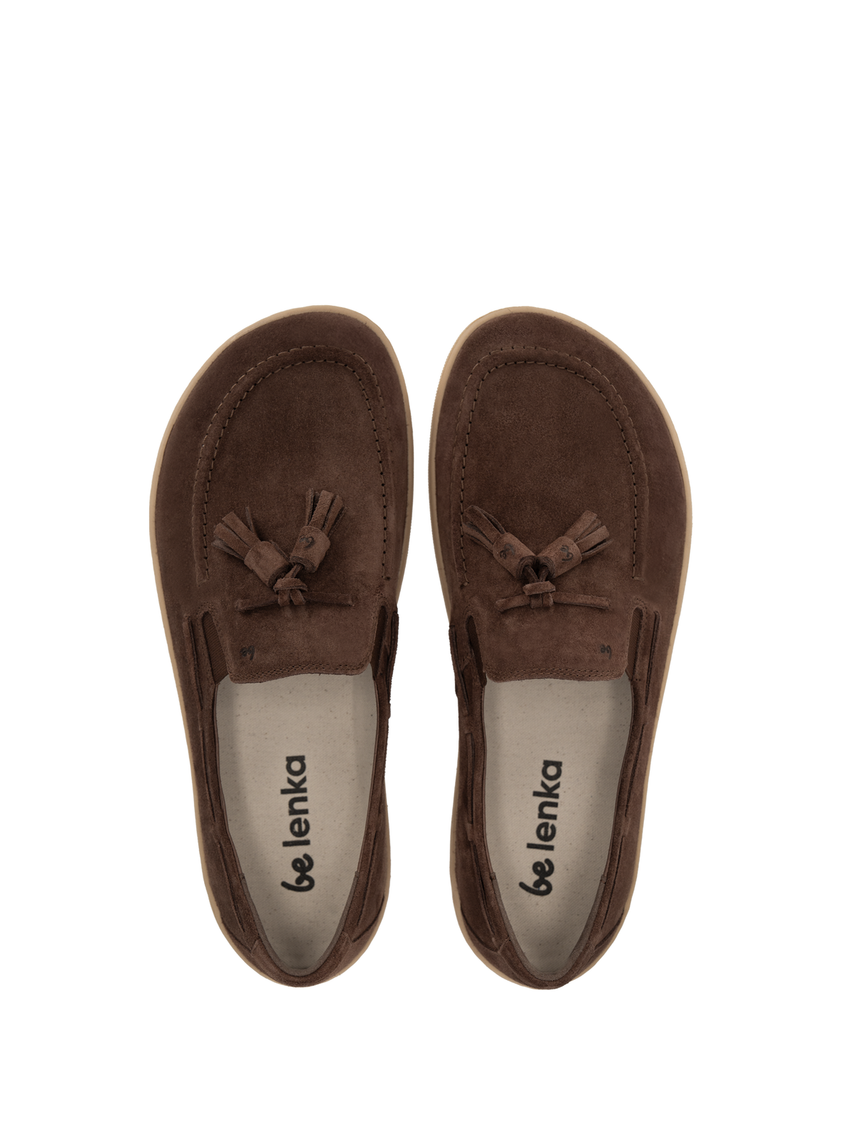 Barefoot Moccasins Be Lenka Portsiders - Dark Brown (MENS) 4  - OzBarefoot