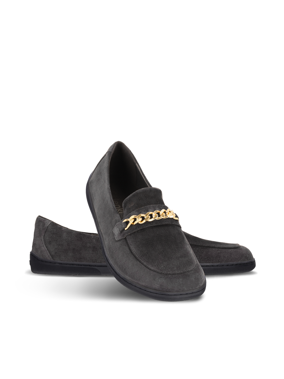 Barefoot Moccasins Be Lenka Prestage - Dark Brown & Gold (MENS) 2  - OzBarefoot