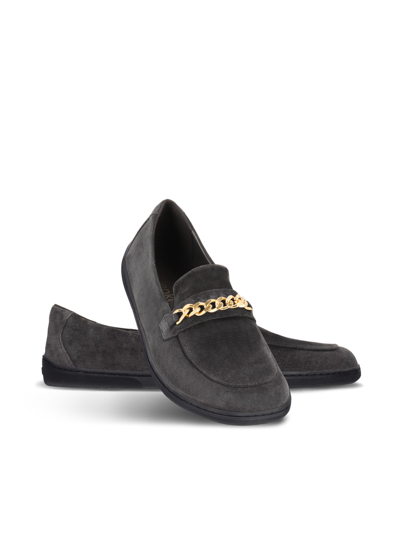 Barefoot Moccasins Be Lenka Prestage - Dark Brown & Gold (MENS) 2  - OzBarefoot