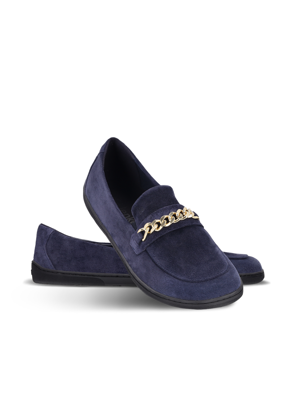 Barefoot Moccasins Be Lenka Prestage - Navy & Gold (MENS) 2  - OzBarefoot