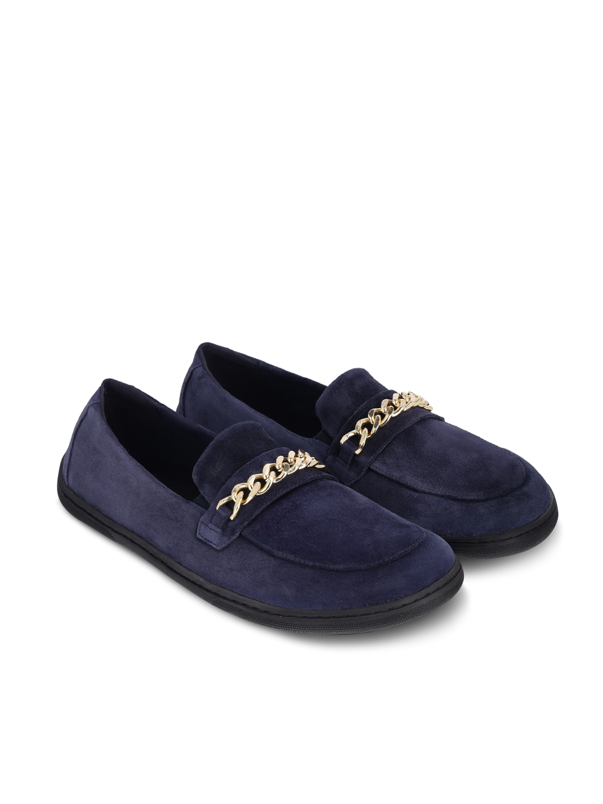 Barefoot Moccasins Be Lenka Prestage - Navy & Gold (MENS) 3  - OzBarefoot