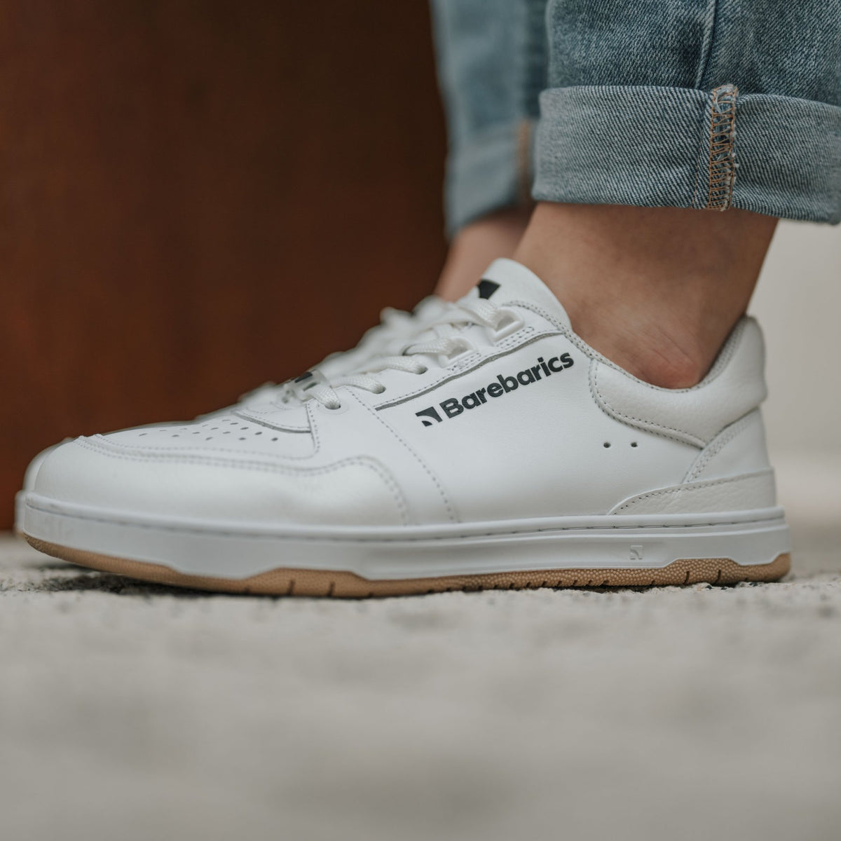 Barefoot Sneakers Barebarics Wave - All White 3  - OzBarefoot