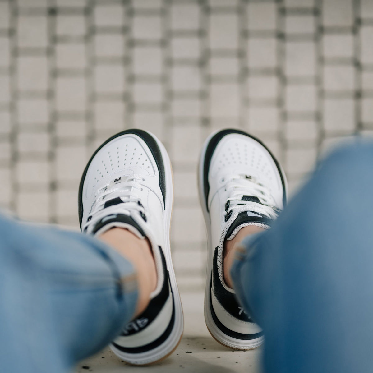Barefoot Sneakers Barebarics Wave - White & Black 5  - OzBarefoot