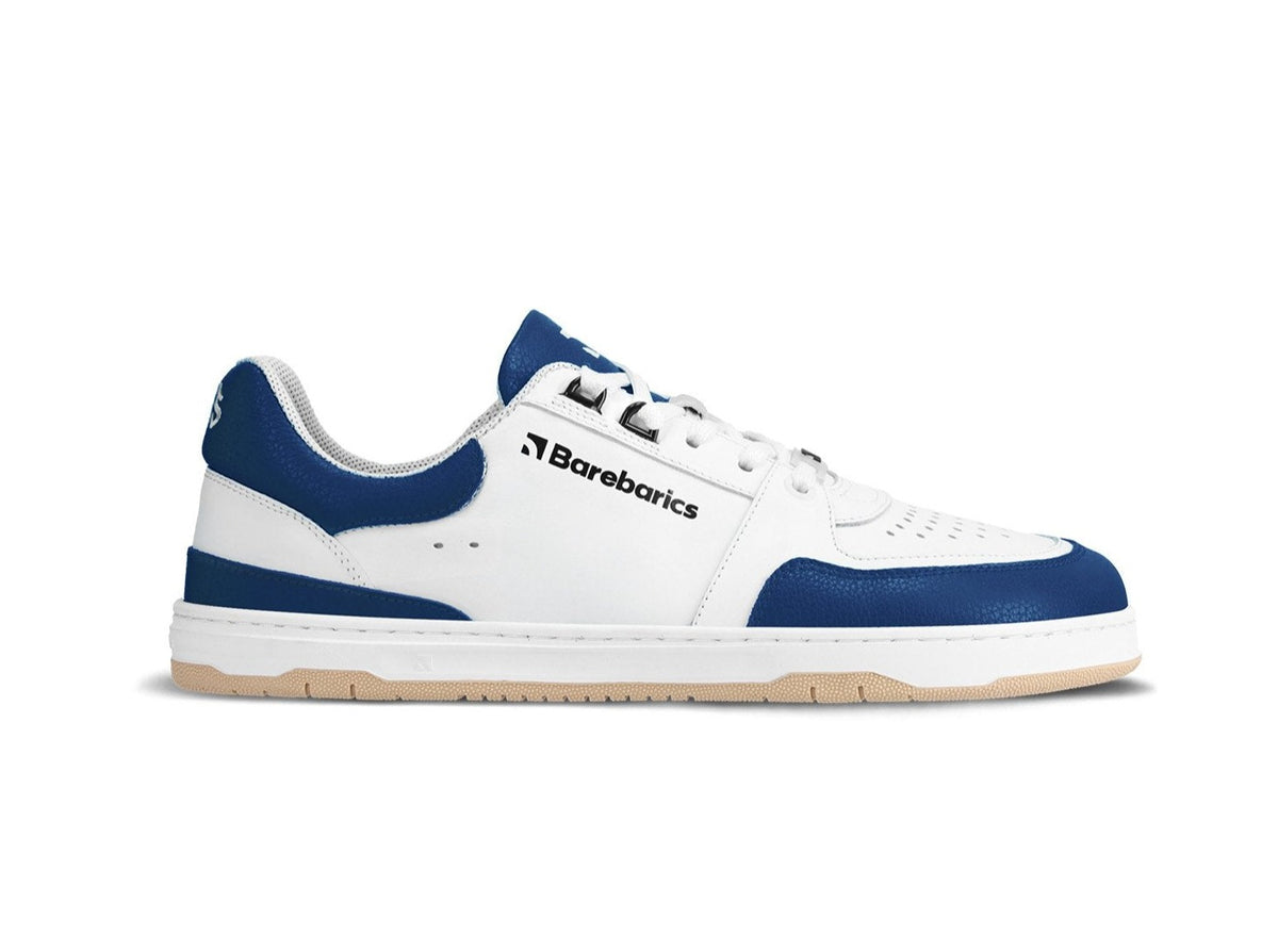 Barefoot Sneakers Barebarics Wave - White & Dark Blue 1  - OzBarefoot