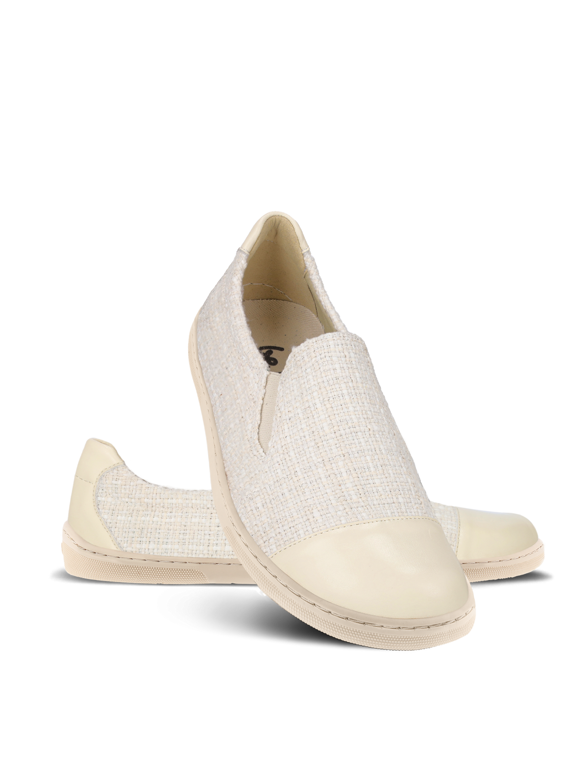 Barefoot Slip-on shoes Be Lenka Breeze - Ivory 1  - OzBarefoot