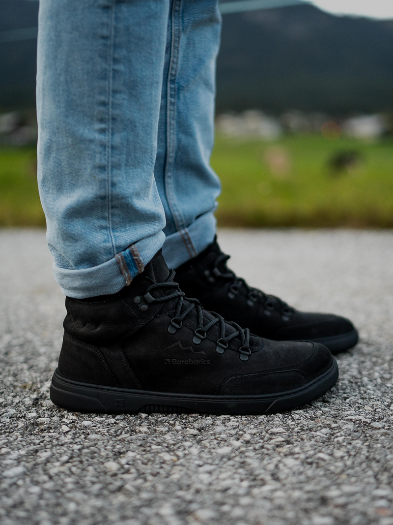Barefoot Sneakers Barebarics Element - All Black (UNISEX) 2  - OzBarefoot