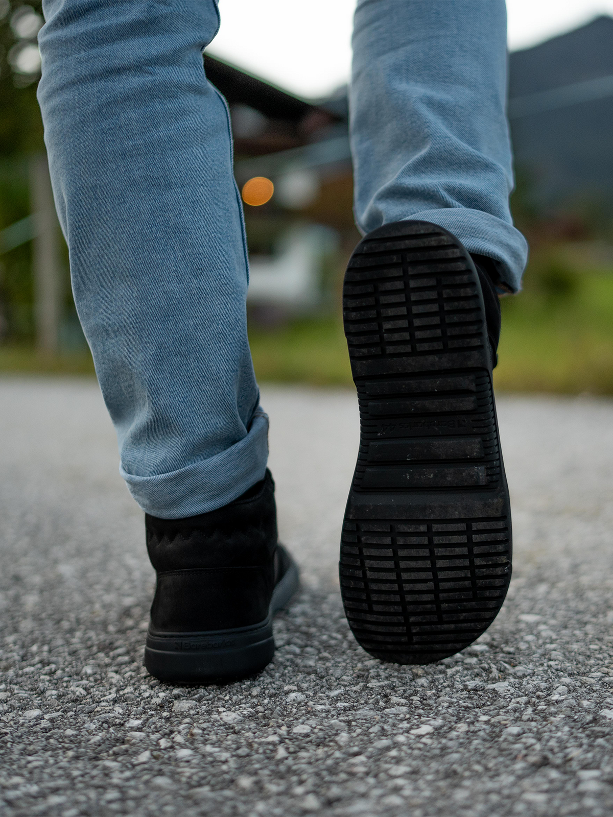 Barefoot Sneakers Barebarics Element - All Black (UNISEX) 8  - OzBarefoot
