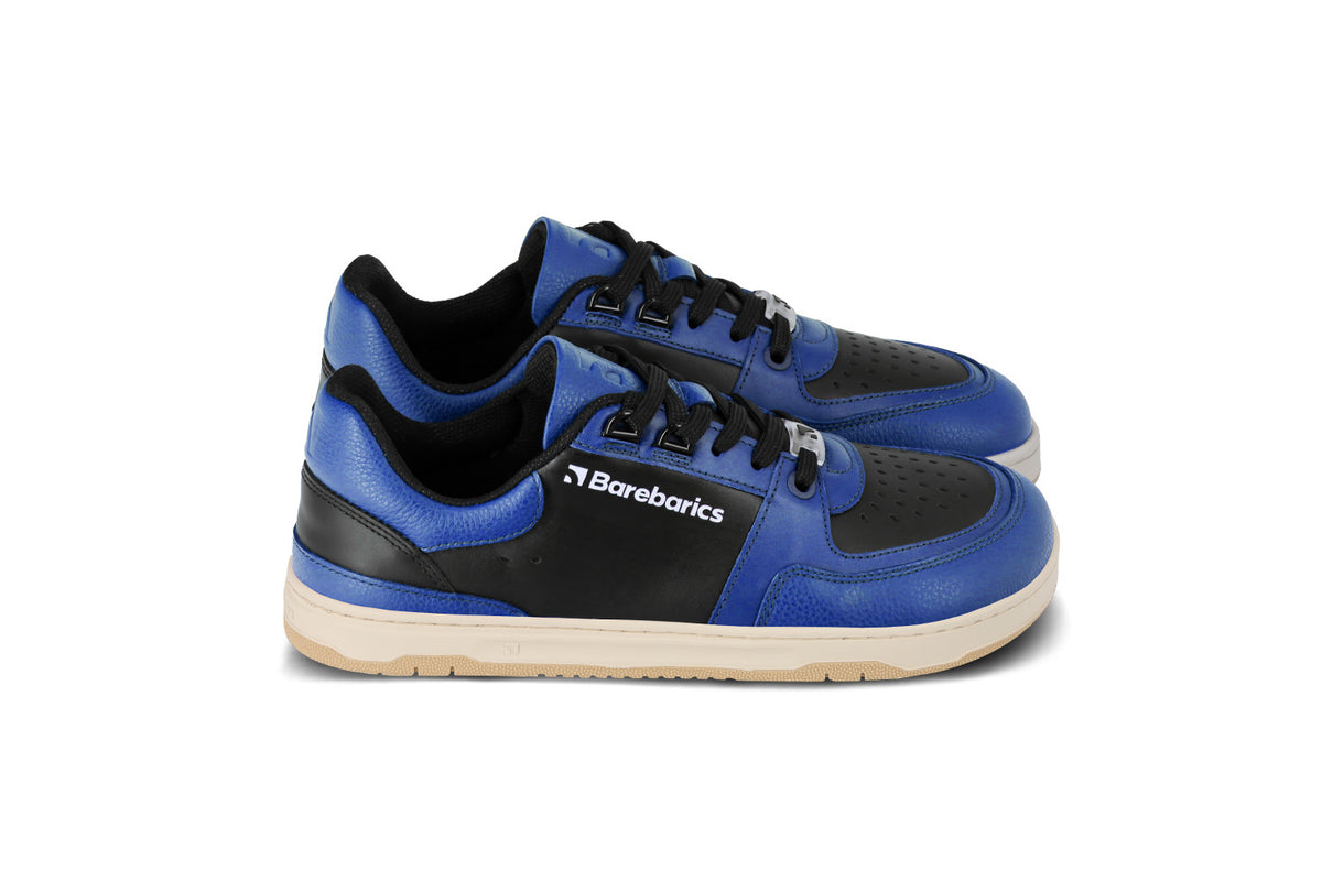 Barefoot Sneakers Barebarics Wave - Black & Blue 9  - OzBarefoot