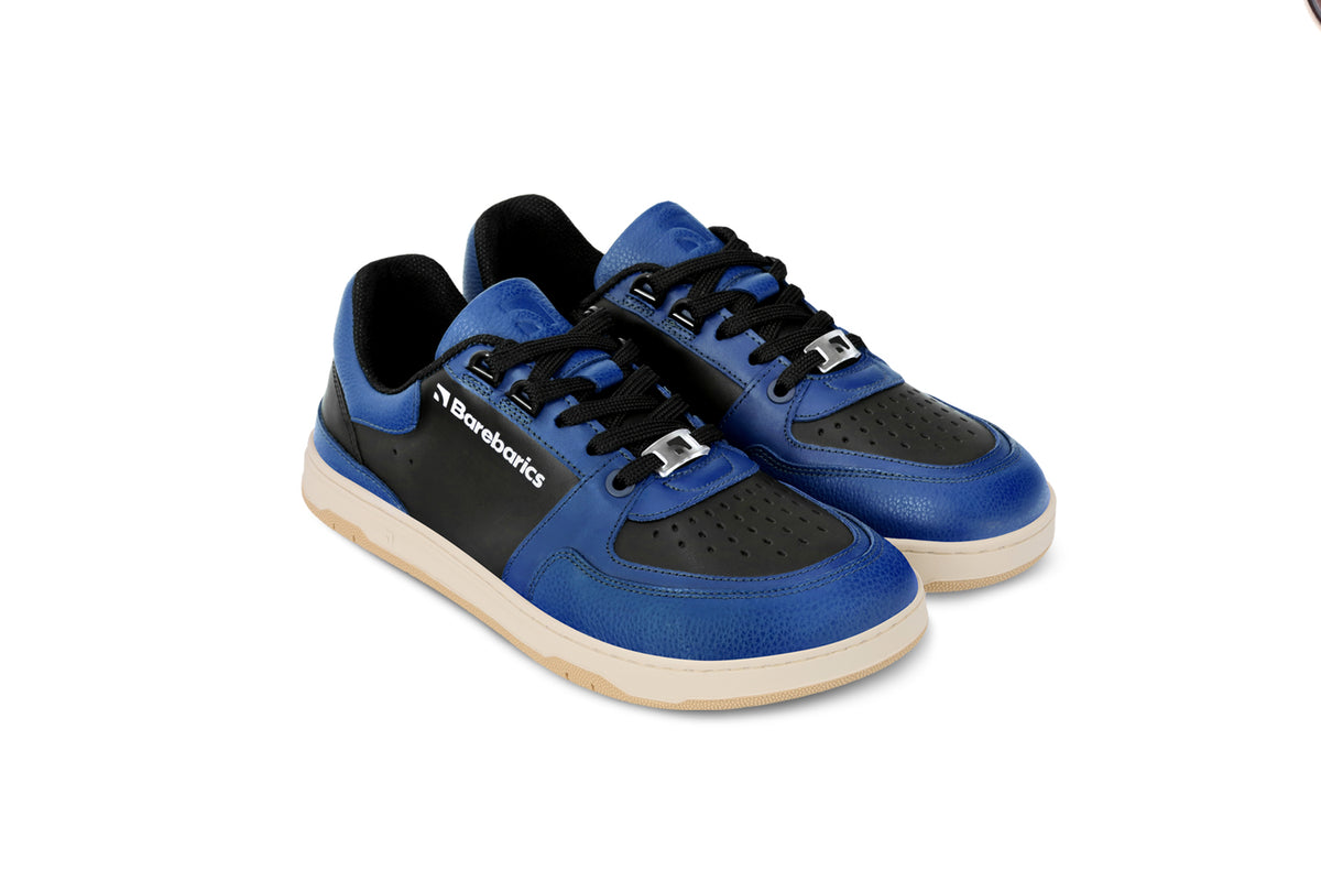 Barefoot Sneakers Barebarics Wave - Black & Blue 13  - OzBarefoot