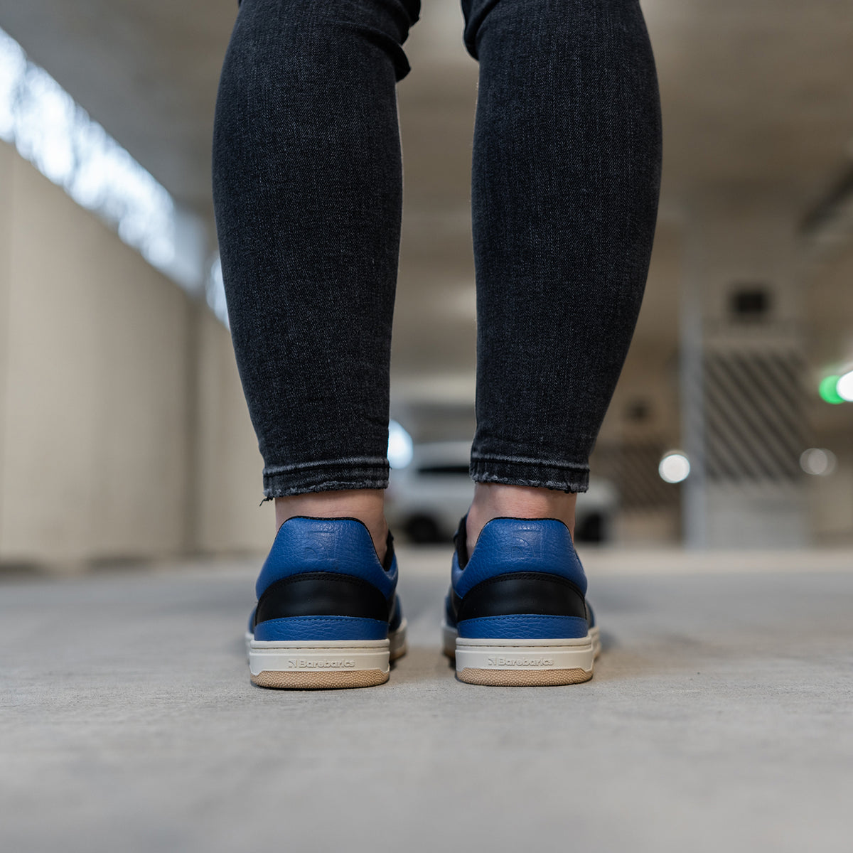 Barefoot Sneakers Barebarics Wave - Black & Blue 14  - OzBarefoot