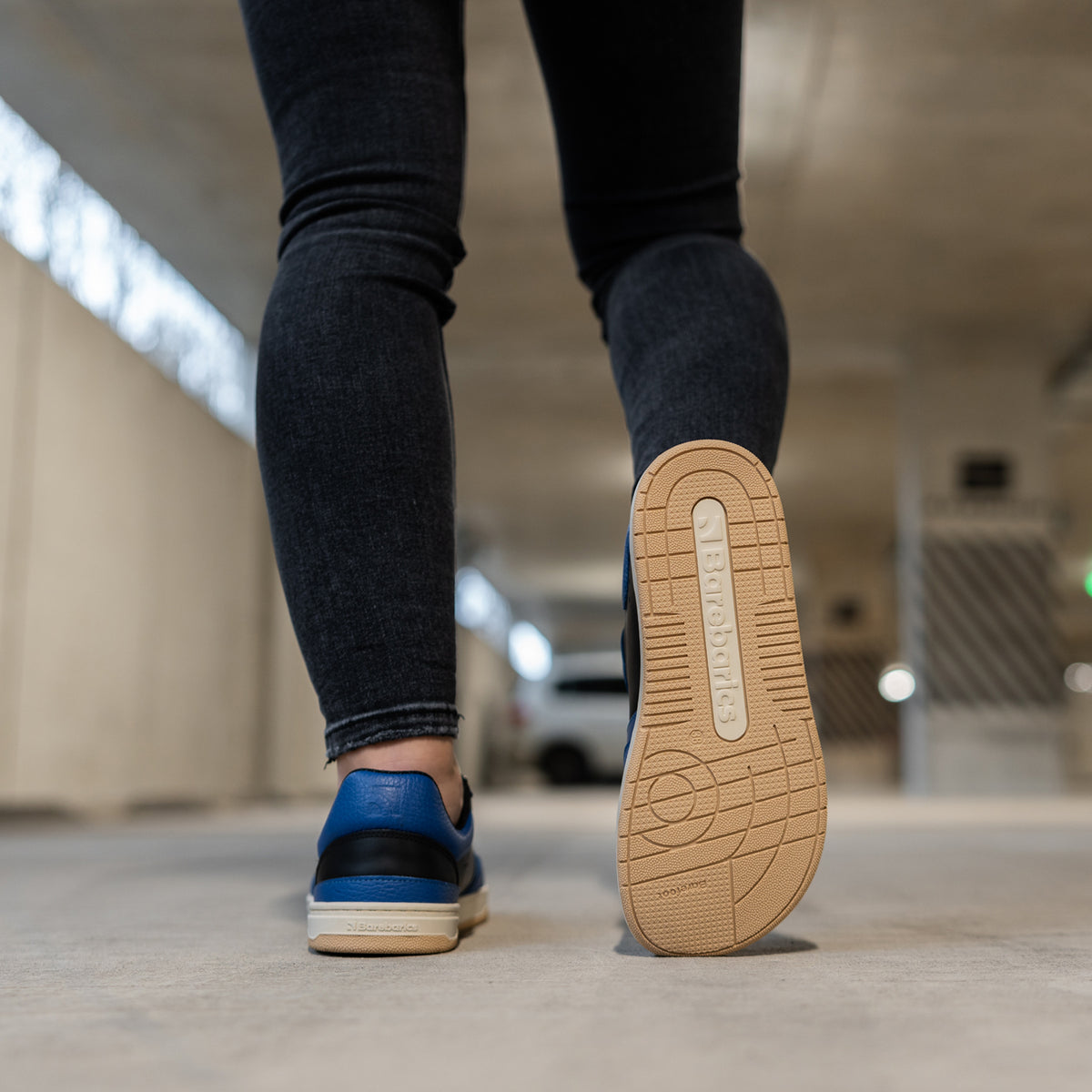 Barefoot Sneakers Barebarics Wave - Black & Blue 22  - OzBarefoot