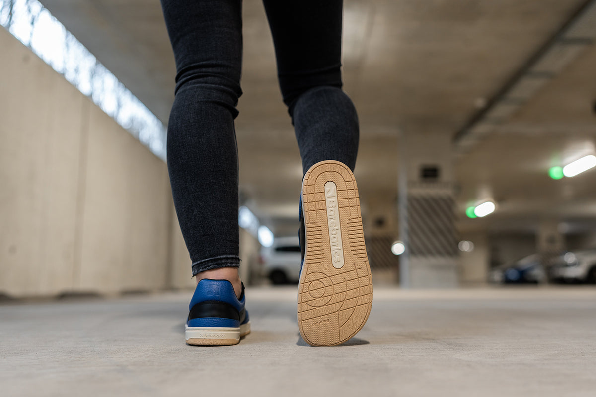 Barefoot Sneakers Barebarics Wave - Black & Blue 23  - OzBarefoot