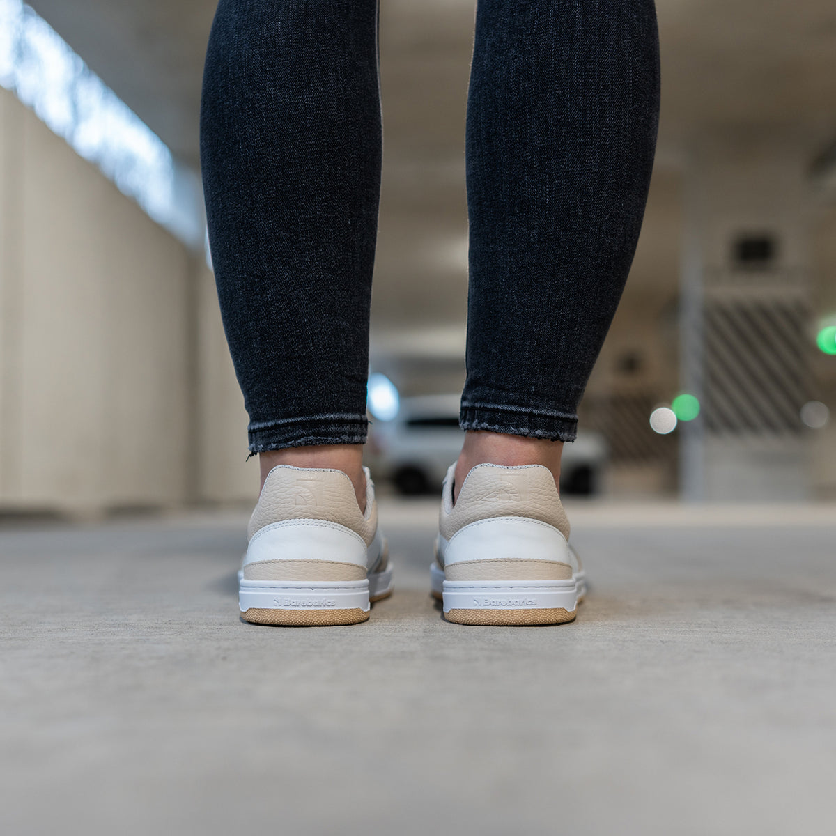 Barefoot Sneakers Barebarics Wave - White & Beige 14  - OzBarefoot