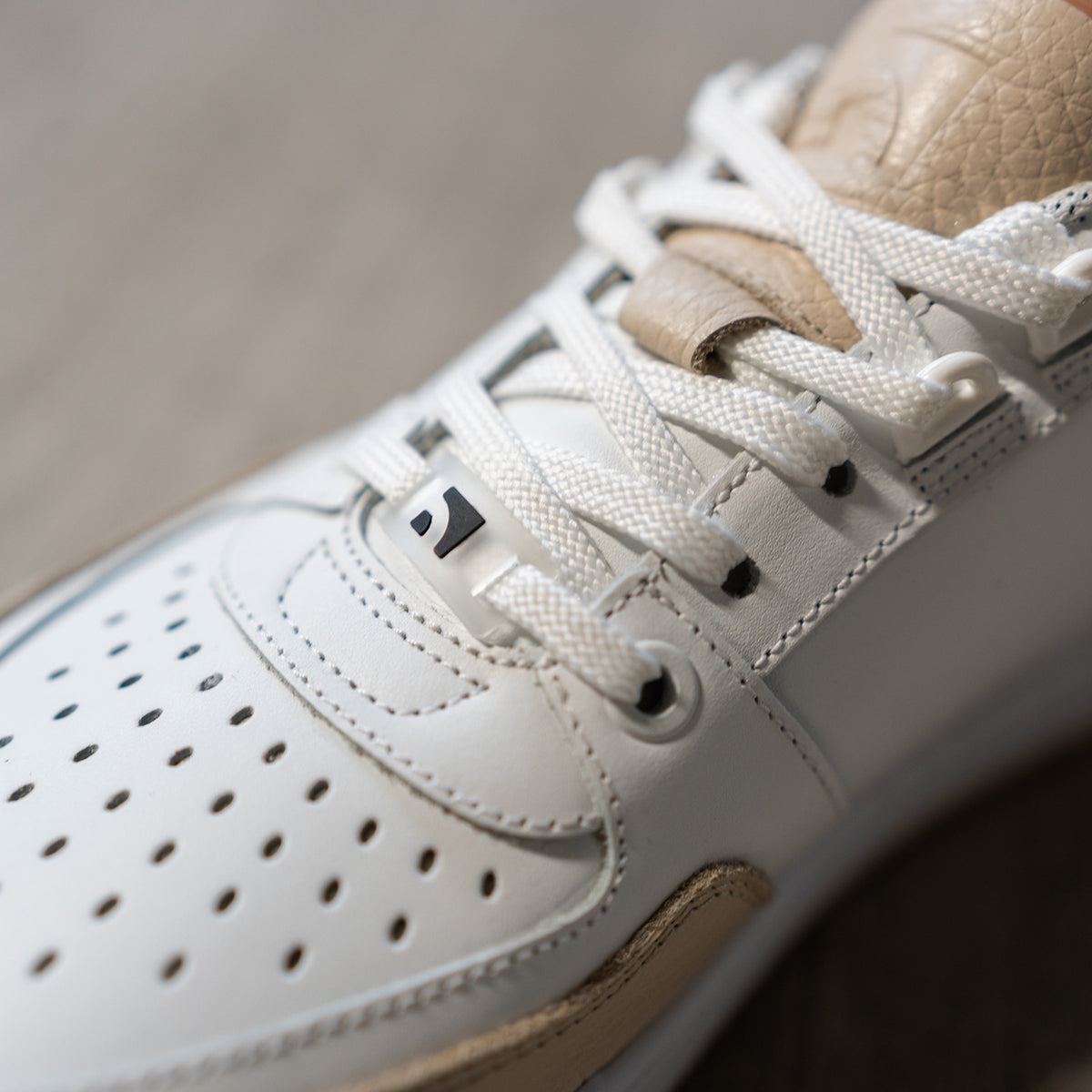 Barefoot Sneakers Barebarics Wave - White & Beige 26  - OzBarefoot