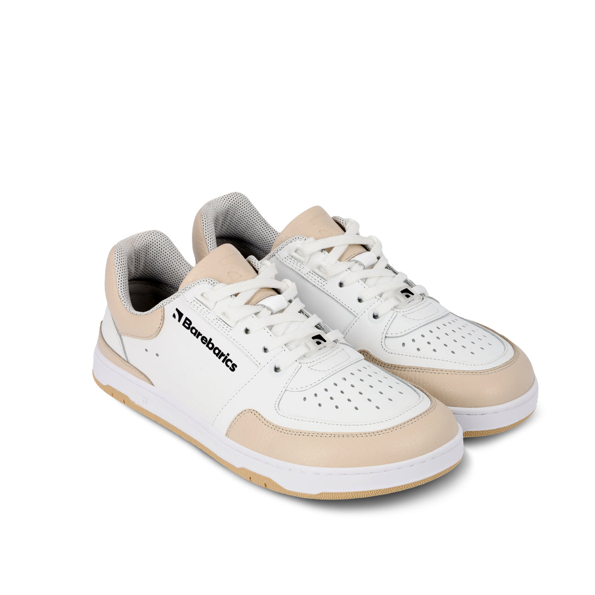 Barefoot Sneakers Barebarics Wave - White & Beige 12  - OzBarefoot