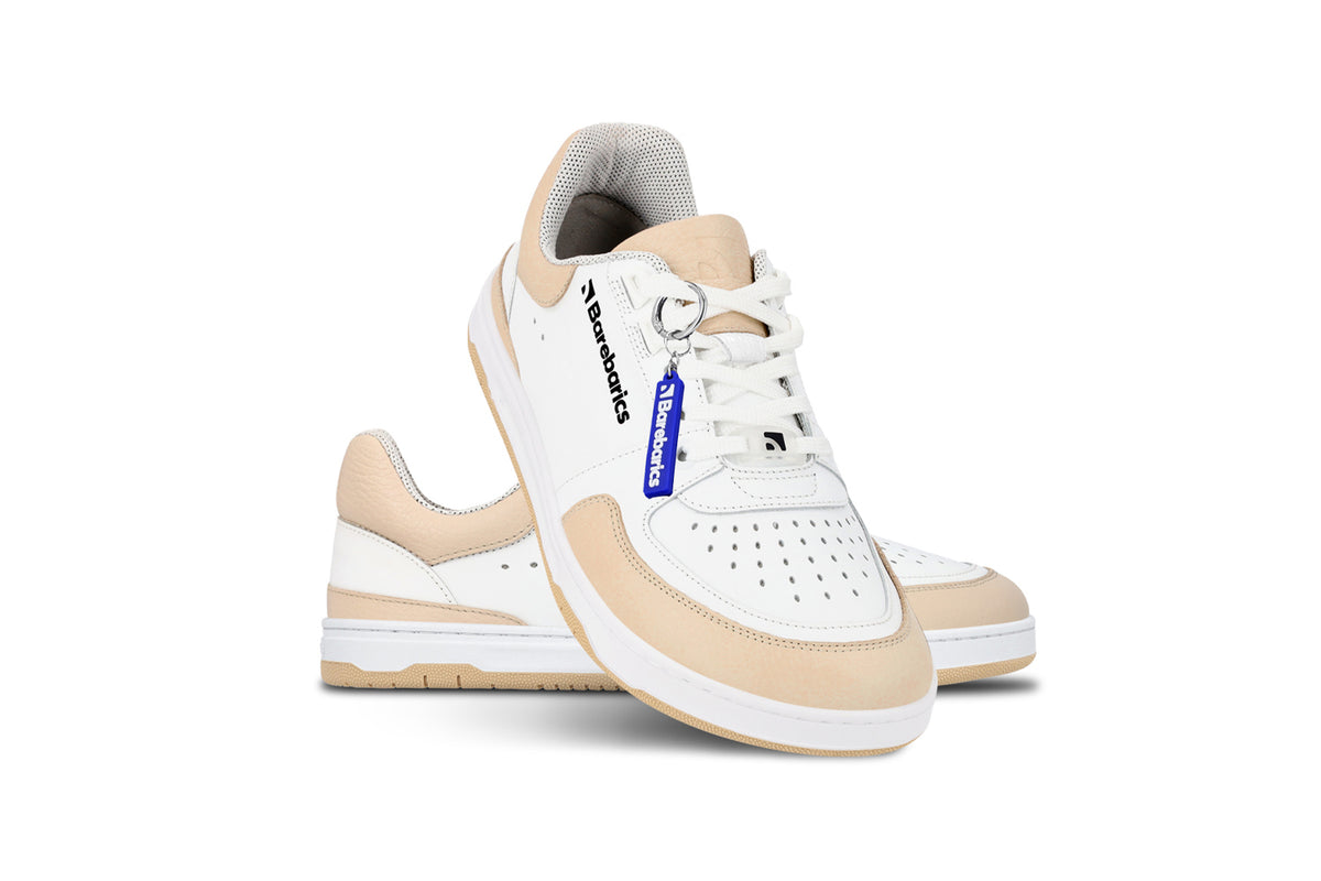 Barefoot Sneakers Barebarics Wave - White & Beige 29  - OzBarefoot