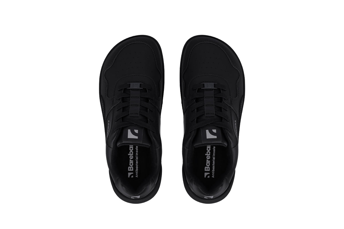 Barefoot Sneakers Barebarics Zing - All Black - Leather 7  - OzBarefoot