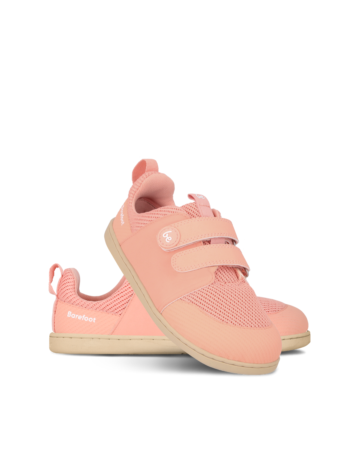 Kids barefoot sneakers Be Lenka Bounty Junior - Coral Pink 1  - OzBarefoot