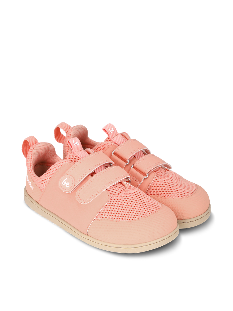 Kids barefoot sneakers Be Lenka Bounty Junior - Coral Pink 2  - OzBarefoot