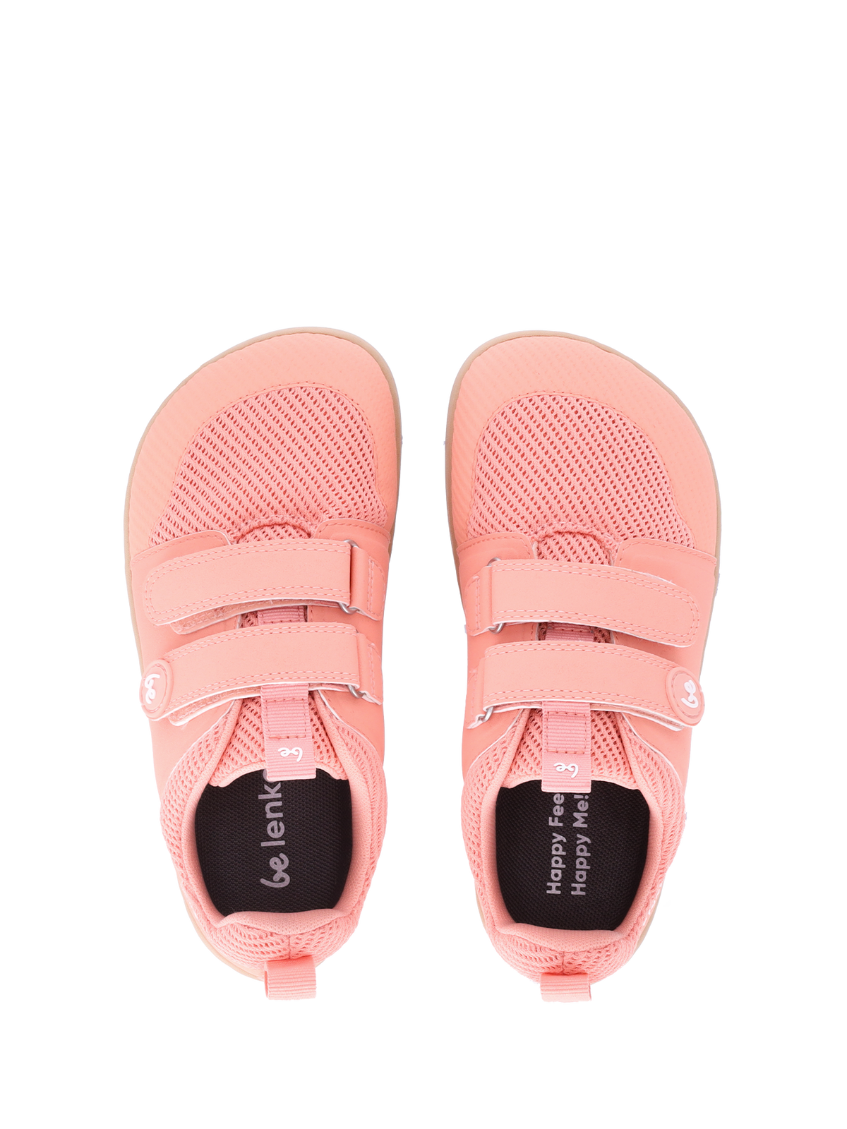 Kids barefoot sneakers Be Lenka Bounty Junior - Coral Pink 3  - OzBarefoot