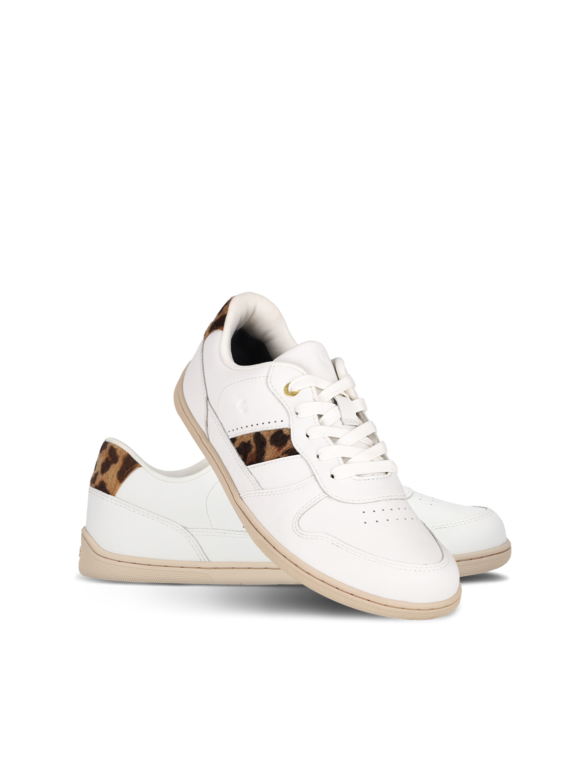 Barefoot Sneakers Be Lenka Cellestia - White & Leopard