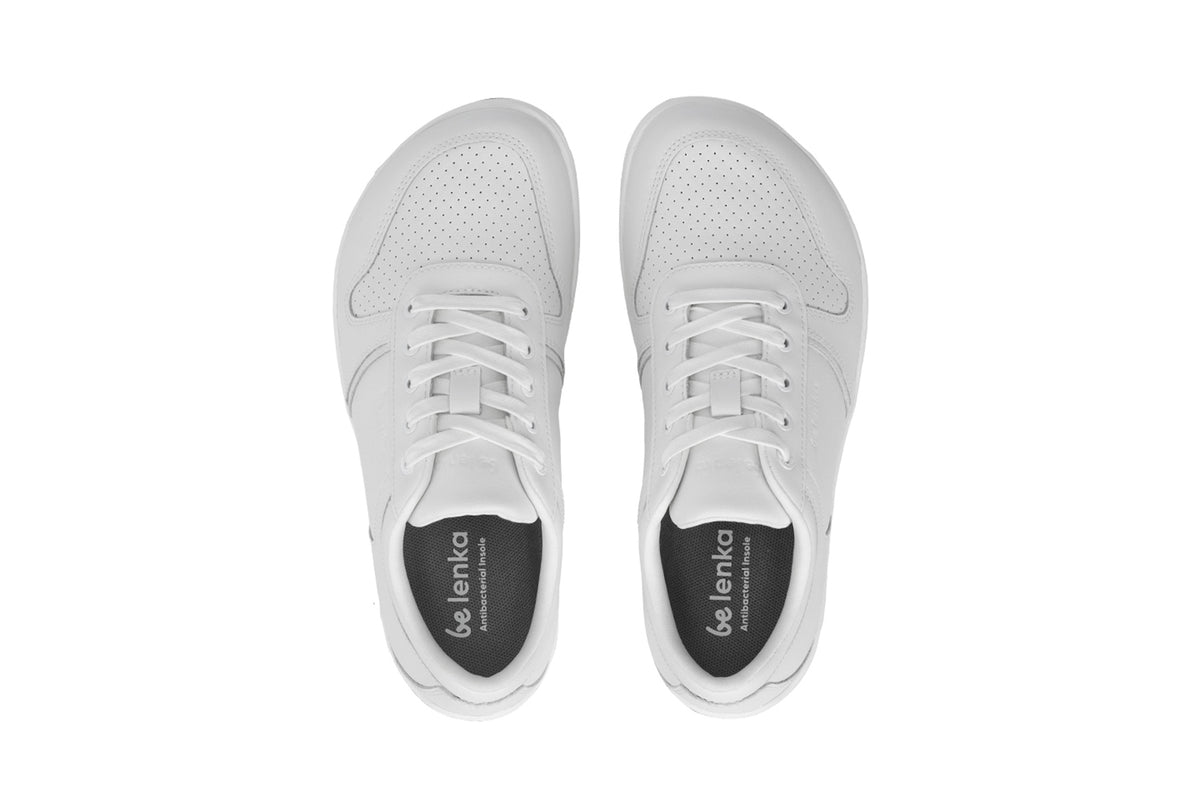 Barefoot Sneakers - Be Lenka Echo - All White 3  - OzBarefoot